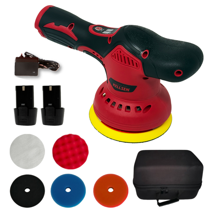 디케이켈슨 차량용 기스 제거 무선 광택기  패드 5종  배터리, DKPR01배터리2P