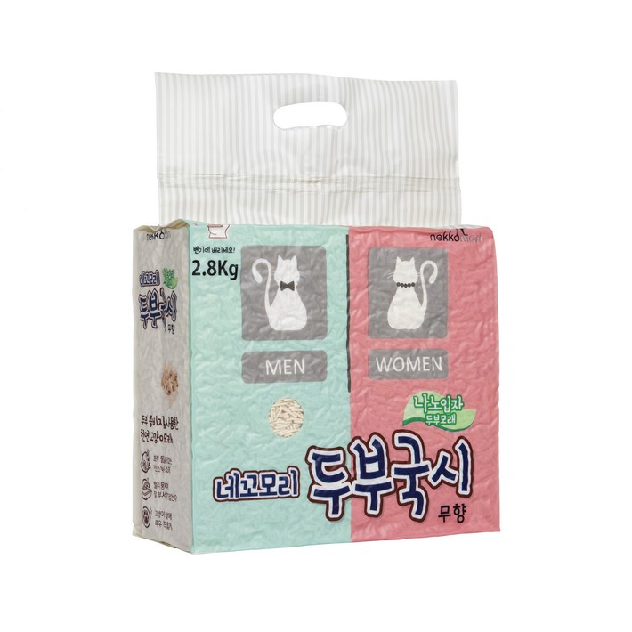 네꼬모리 두부국시 나노입자 고양이모래 무향