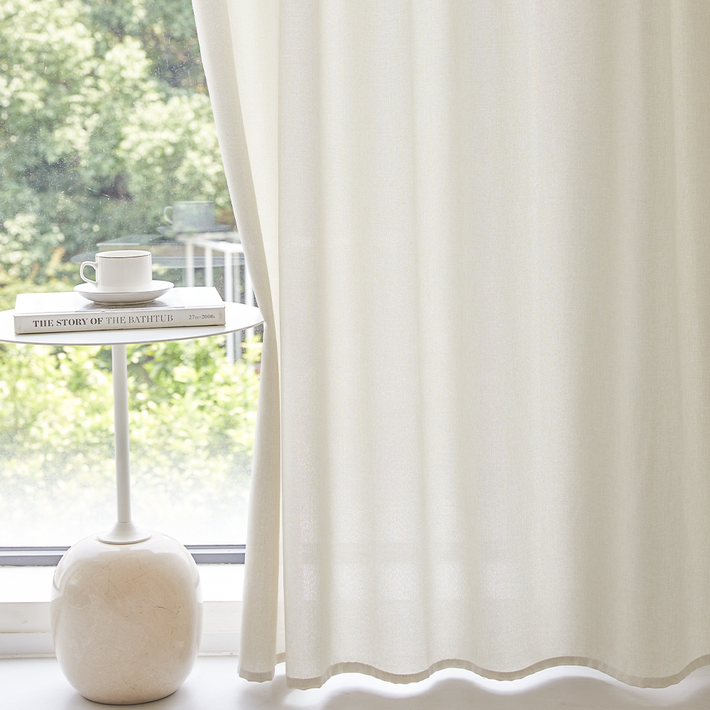 사라하우스 네츄럴 린넨 스타일 다용도 공간분리 가리개 가림막 커튼