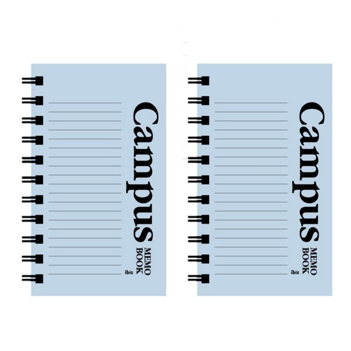 아이비스 두꺼운 좌철 수첩 캠퍼스 80매