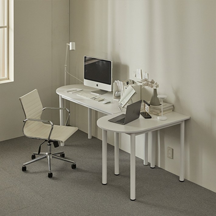 16피스 BMD 1000 반원형 멀티 식탁 테이블 책상 데스크