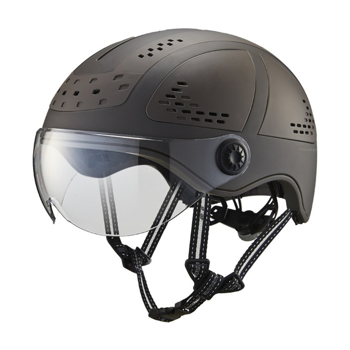 필리 바이저 헬멧 F801, 매트다크커피, 1개