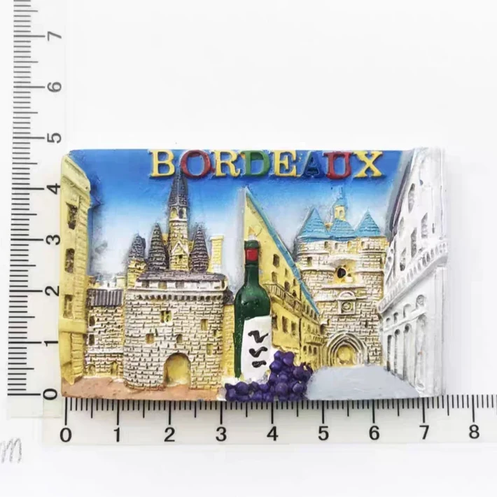 프랑스 좋은 칸 Menton 보르도 관광 기념품 냉장고 자석 장식 기사 수공예품 자석 냉장고 선물