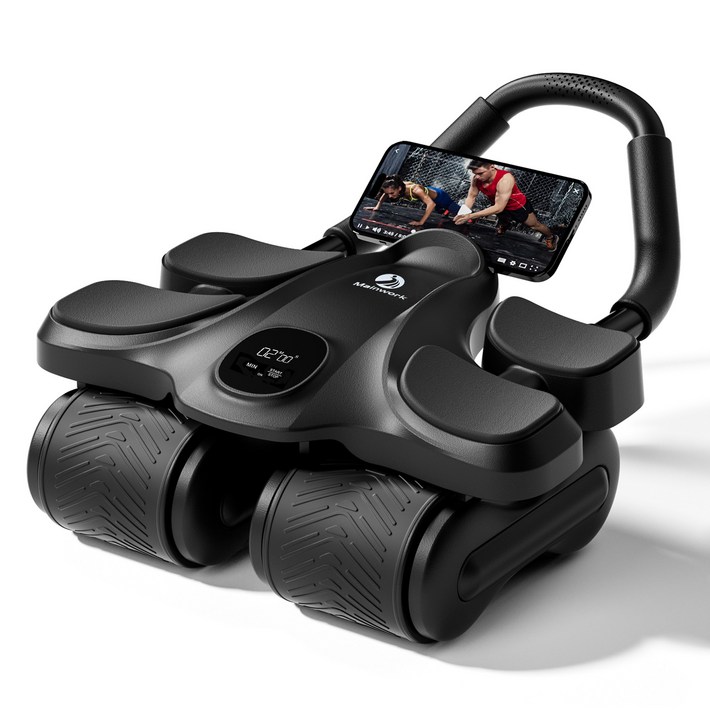 메인워크 AB 슬라이드 무소음 코어 복근 운동 기구 리바운드 ab 롤 아웃  프리미엄 무릎패드