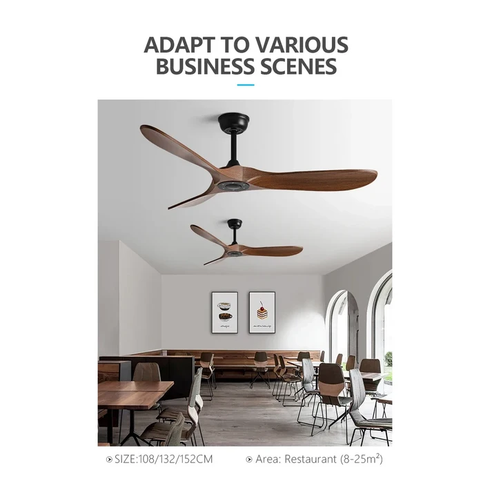 42인치 천장선풍기  프리미엄 모델 리모컨 실링팬 무소음 저소음 천장팬 원목무늬 블랙월넛