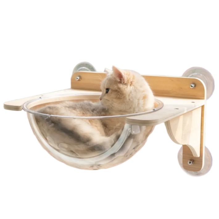 디바피스 고양이 창문 원목 캣타워 캣워커 캣선반 스텝 해먹