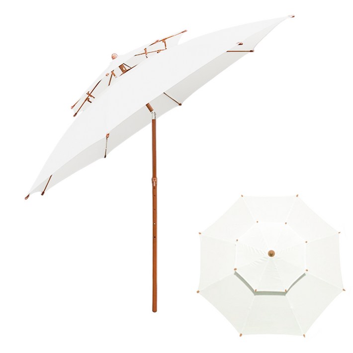 연필트리 특대형 휴대용 이층 꺾임 파라솔