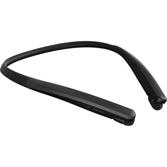 LG TONE 플렉스 무선 블루투스 스테레오 넥밴드 이어버드 HBS XL7 32비트 하이파이 DAC Meridian Audio Black