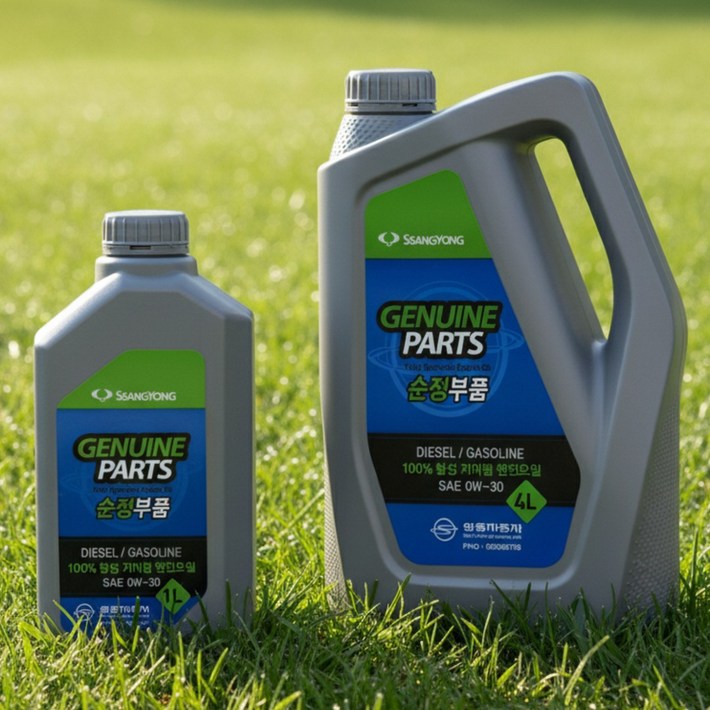 KGM 순정 토레스1.5 가솔린 엔진오일세트 4L1L, 5L, 0w30, 1세트