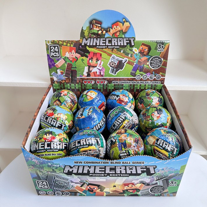 문구보따리 마인크래프트 랜덤박스 랜덤 키링 피규어 굿즈 카피바라 라부부