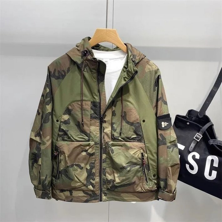 JoYouth  카모플라쥬 자켓 밀리터리 야상 바람막이 재킷 아웃도어