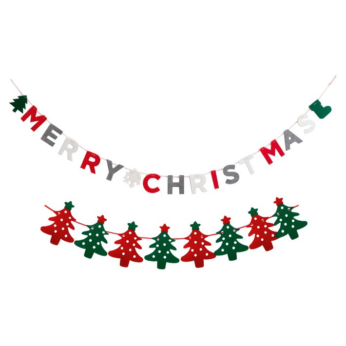 홈트너 크리스마스 트리 장식 가랜드 세트