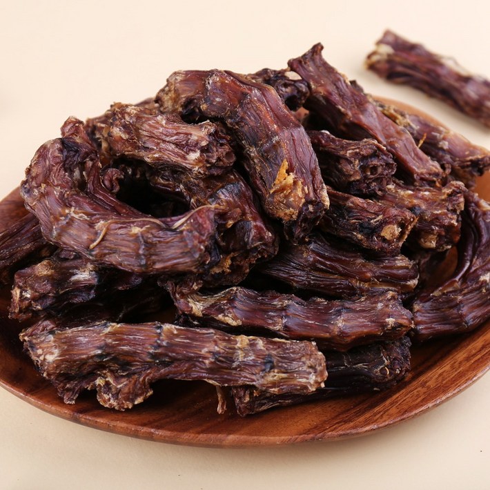 주아펫 국내산 오리목뼈 500g  8cm10cm 컷팅  강아지수제간식 치석제거 특식 대용량, 500g, 6개