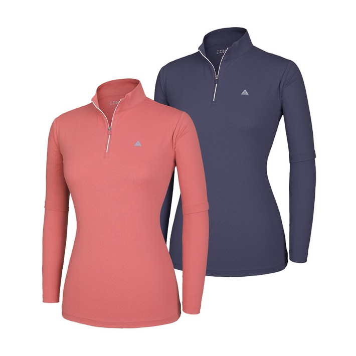 이지바이 11 여성 긴팔 집업티셔츠워너비 빅사이즈 쾌적한 소로나 원단 긴팔 등산 아웃도어 스포츠 웨어