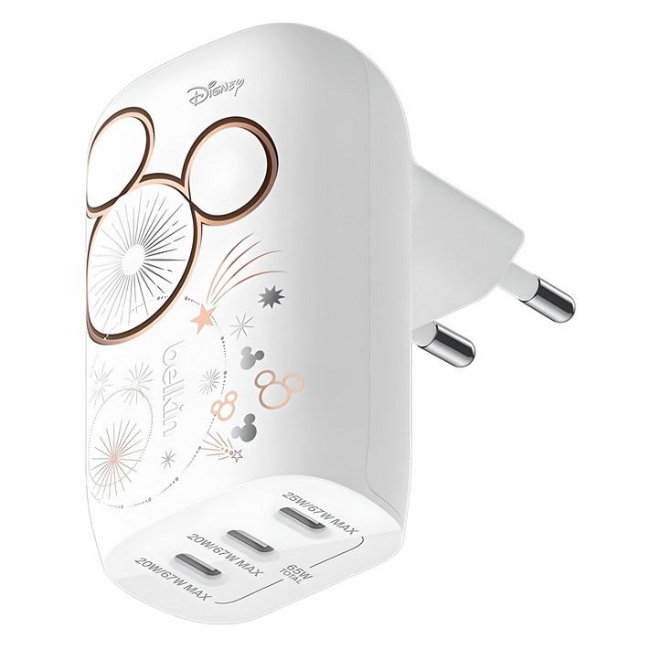 벨킨 67W 부스트업 트리오 USB C타입 PD 3.1 PPS 아이패드 노트북 고속 멀티 충전기 WCC002krWHDY