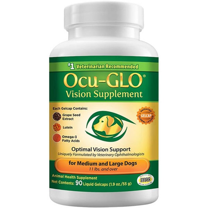 오큐글로 중대형 애견 눈영양제 90정