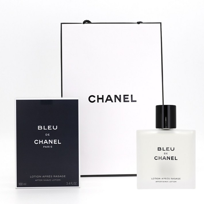 백화점 정품 블루 드 샤넬 애프터 쉐이브 로션 토너타입 쇼핑백동봉