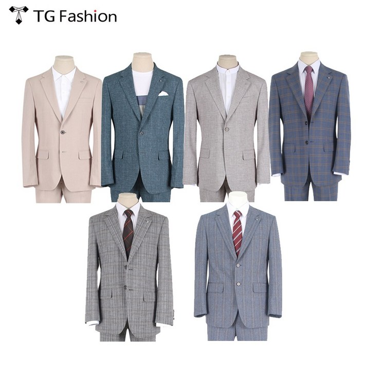 티지패션 TG패션 베이직핏 슬림핏 남성 여름 정장세트 6종 모음 95110사이즈 티지패션 TG패션 베이직핏 슬림핏 남성 여름 정장세트 6종 모음 95110사이즈