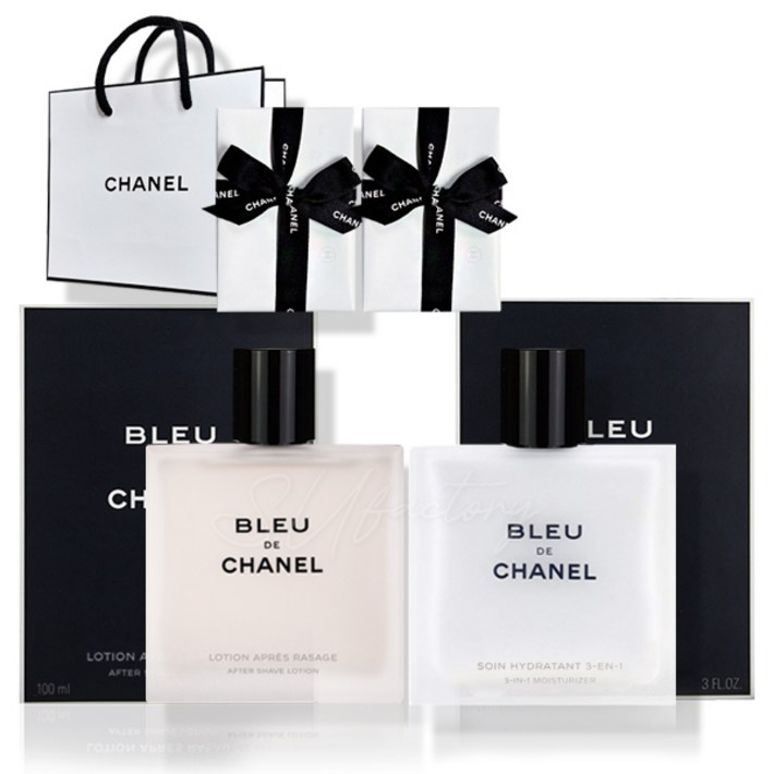 샤넬 블루 드 샤넬 애프터 쉐이브 스킨 100ml 로션 90ml 2종 세트 백화점 선물포장