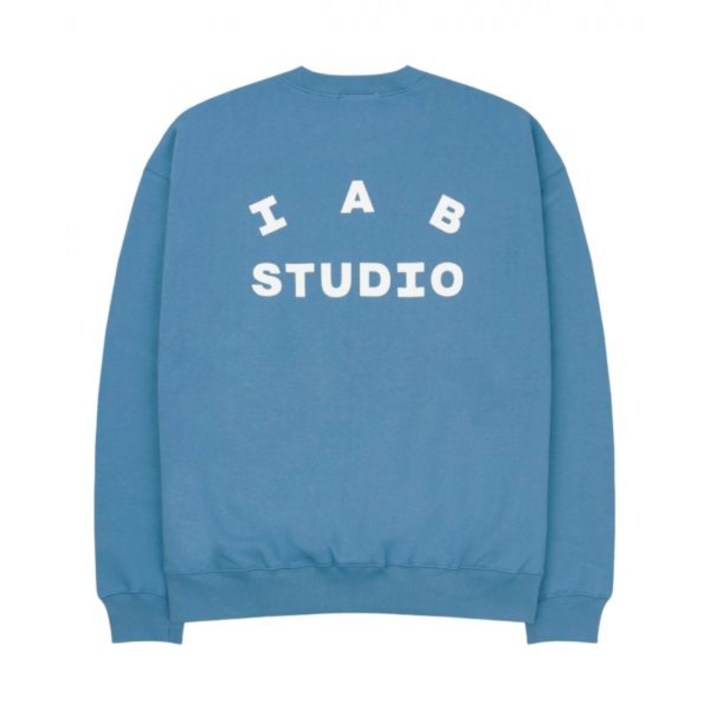 정품아닐시3배보상 아이앱 스튜디오 크루넥 스카이 블루 IAB Studio Crewneck Sky Blue