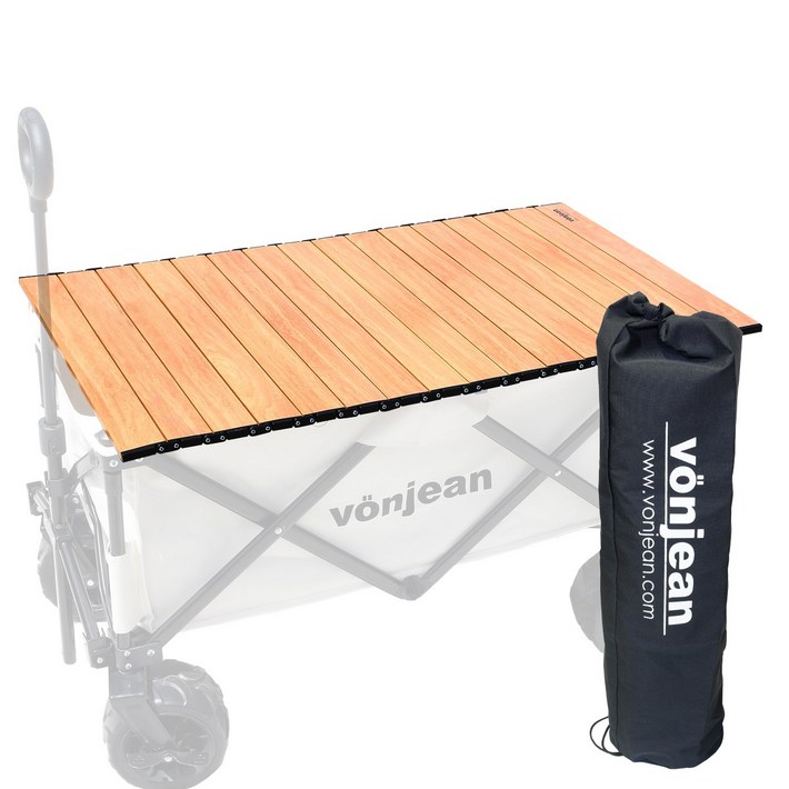 CWT859 본젠 캠핑웨건용 접이식 알루미늄 테이블 상판 야외 피크닉 여행 낚시 식탁 등