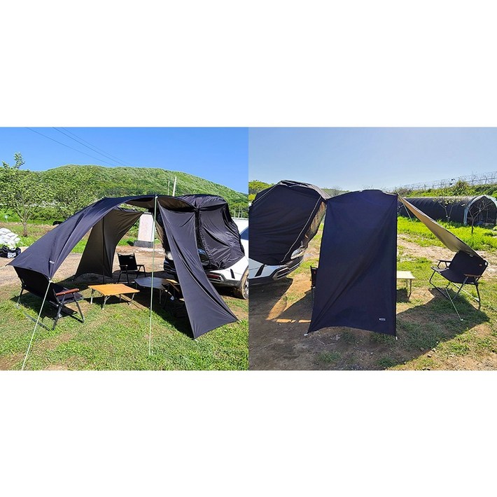 브리즈문 2세대 차박텐트 전용 구성품 판매  사이드가림막폴대세트연장타프세트DIY용 지퍼 등