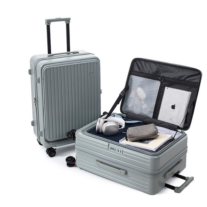 HEZO 전면 오픈 기내용 여행 캐리어 확장형 대용량 20인치 24인치 28인치