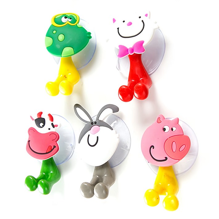 귀요미 흡착 칫솔걸이