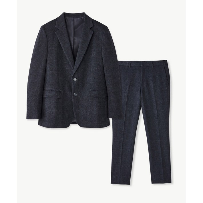 컴포트 글렌 체크 셋업네이비 릴렉스핏SEJVA01SET