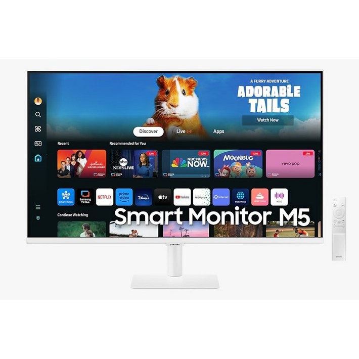 삼성전자 2024 스마트모니터 M5 M50D 화이트 32인치80.1cm 삼성전자 2024 스마트모니터 M5 M50D 화이트 32인치80.1cm