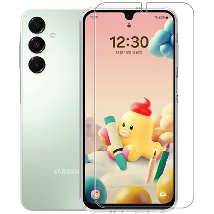 U무너폰 갤럭시A16 강화유리 액정보호필름 2매