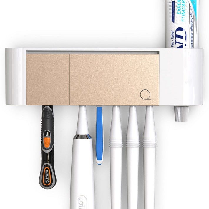 오투케어 대형칫솔 면도기 아노다이징 오픈형 칫솔살균기 24시간 살균 건조 소독 독립 면도기살균 Ti500