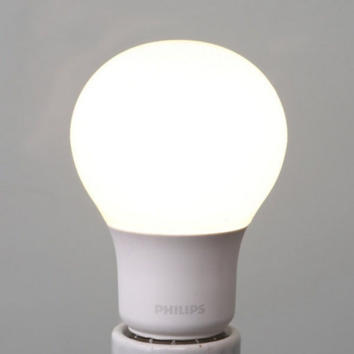 일신전기조명 LED벌브 젠8 필립스 8W 전구색 3000k 램프, 전구색, 1개