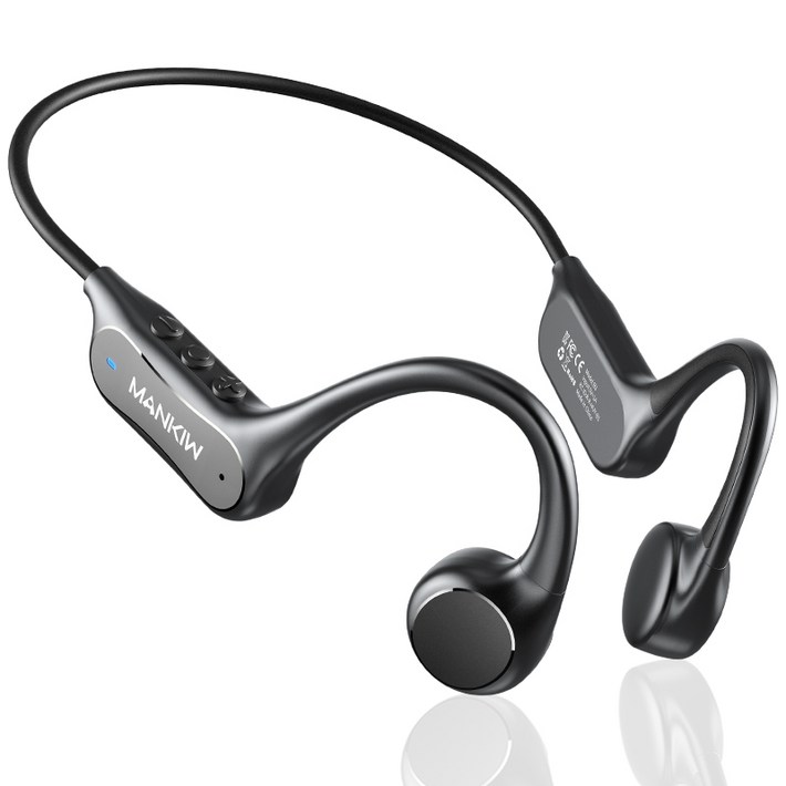 Mankiw맨큐 가성비 골전도 무선 블루투스이어폰 2대기기 동시연결 25미터이상 장거리 사용 IPX6 방수 HiFi고음질 블루투스 버전 6.0  오픈 스포츠 운동 전용 러닝 이어폰