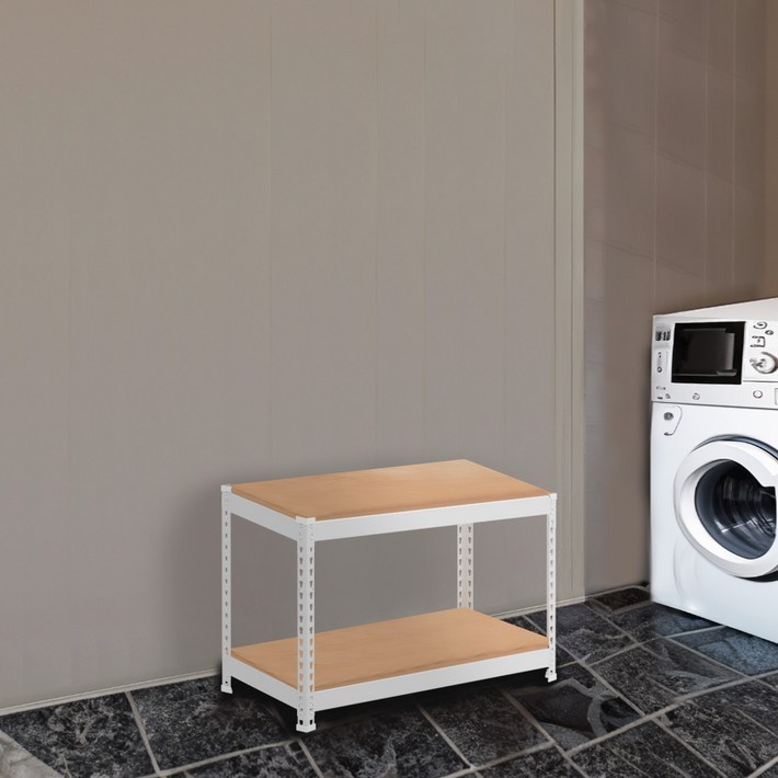 스피드랙 수납선반 경랑랙 앵글 무볼트 조립식 선반 2단 700 x 500 x 600