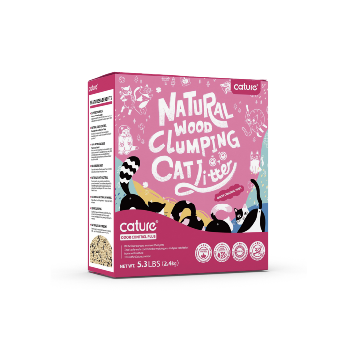 캣처 오더컨트롤 원목 클럼핑 모래 6리터  다묘가정, 2.4kg, 1개