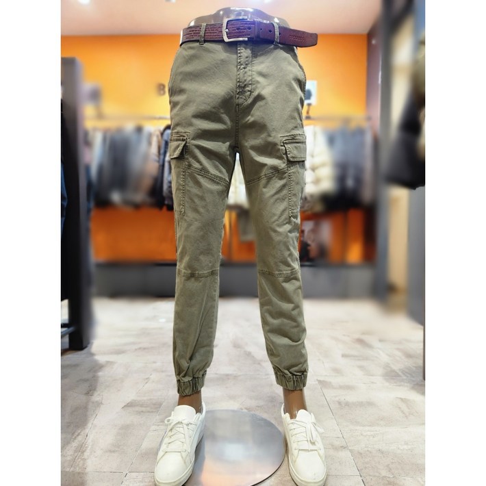 동아쇼핑 버커루 매장판매1위남성 32수 가먼트다잉 카고 조거 팬츠B245PT270P