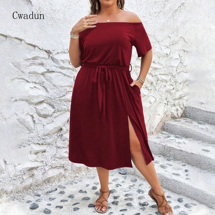 Cwadun 여름 여성 원피스 칼라 CY58