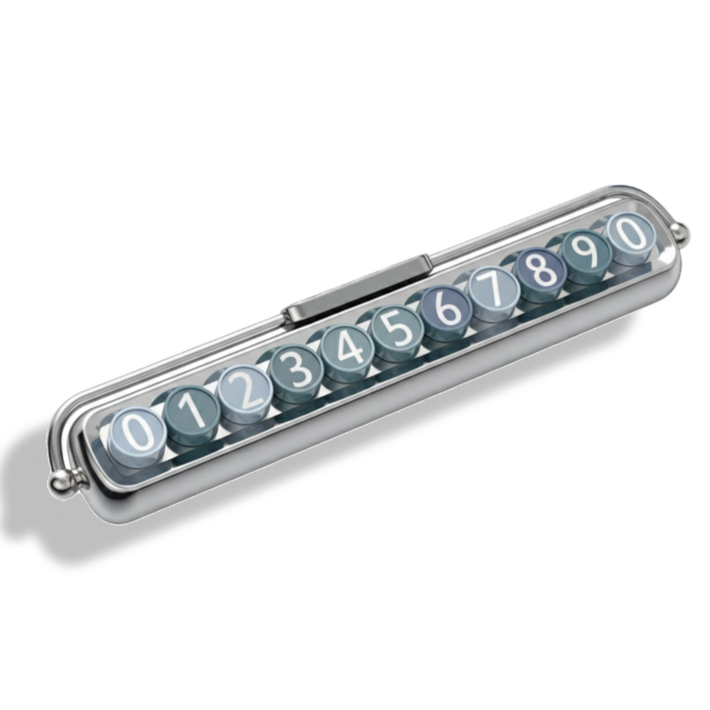 백댄스 심플 자판형 귀여운 주차번호판