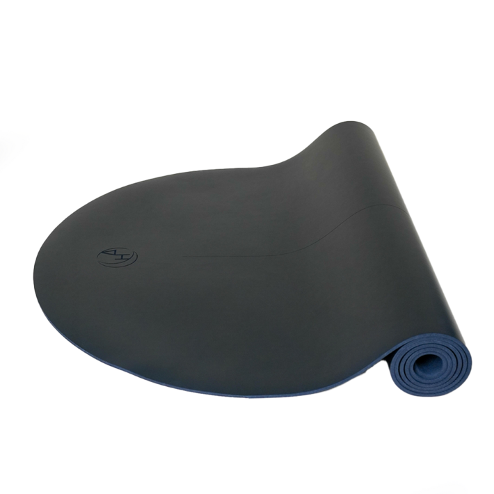 하티 하프문 논슬립 요가매트, 1개, 스톤블랙