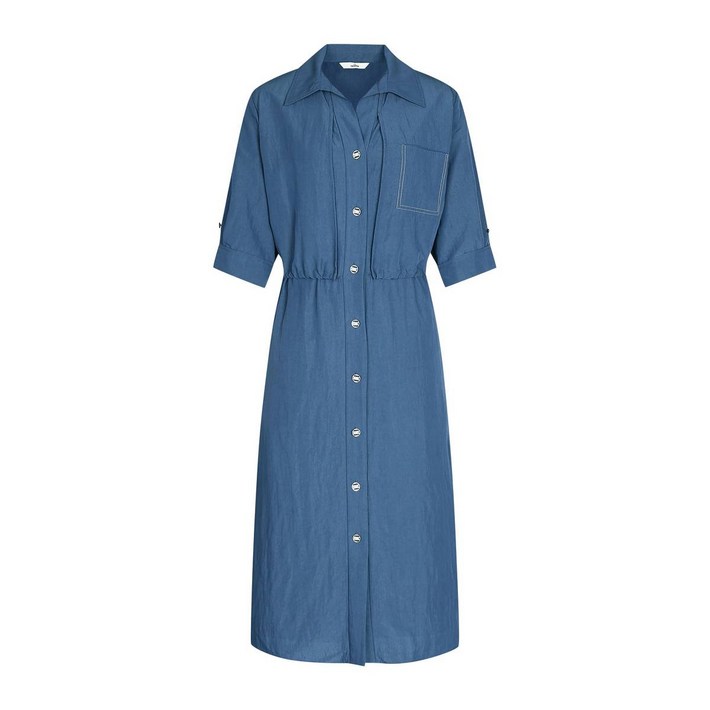 25가을레노마레이디 원피스 셔츠형 롱 R2F21WOP120 맥시 등