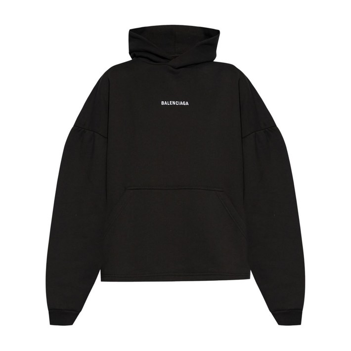 발렌시아가 로고 자수 후디