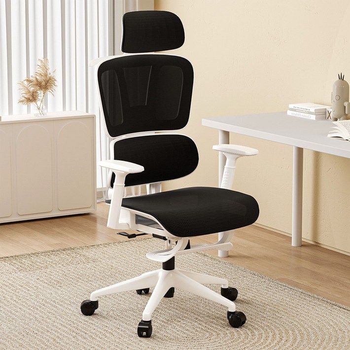 투에스리빙 풀메쉬 인체공학 3D 허리 편한 게이밍 컴퓨터 의자