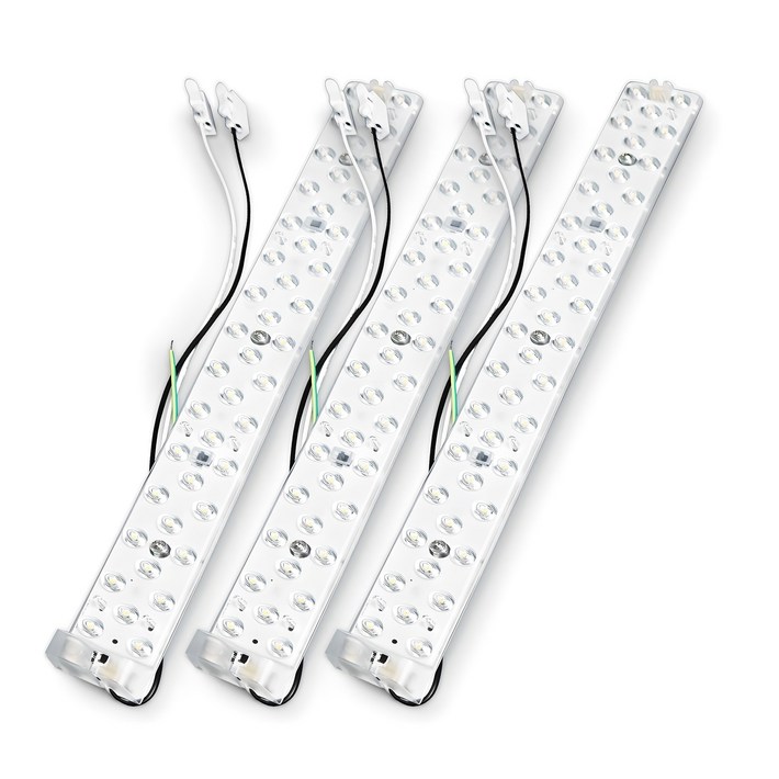번개표 LED 모듈 리폼형 램프 조명 자석 30W 주광색 FPL 55W 대체용 3개입