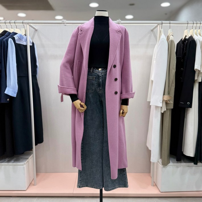 잇미샤 잇미샤  맥시 카멜 블렌디드 핸드메이드 롱코트ITOBHHC700DG