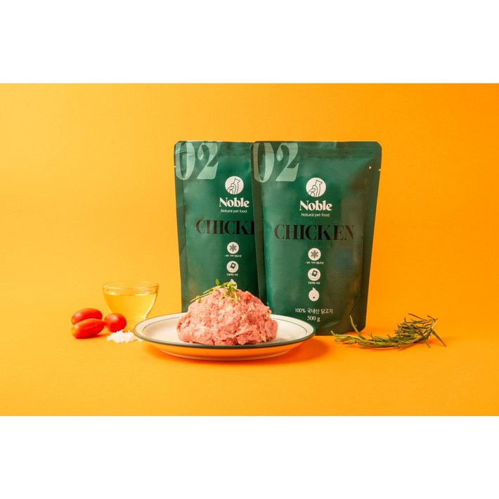 노블푸드 스탠다드 닭분쇄육, 1개, 500g