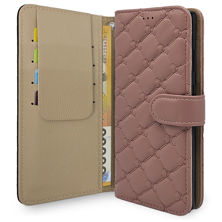 아리움 샤를렌 지갑형 카드 분실방지 액정보호 덮개 가죽 다이어리 케이스