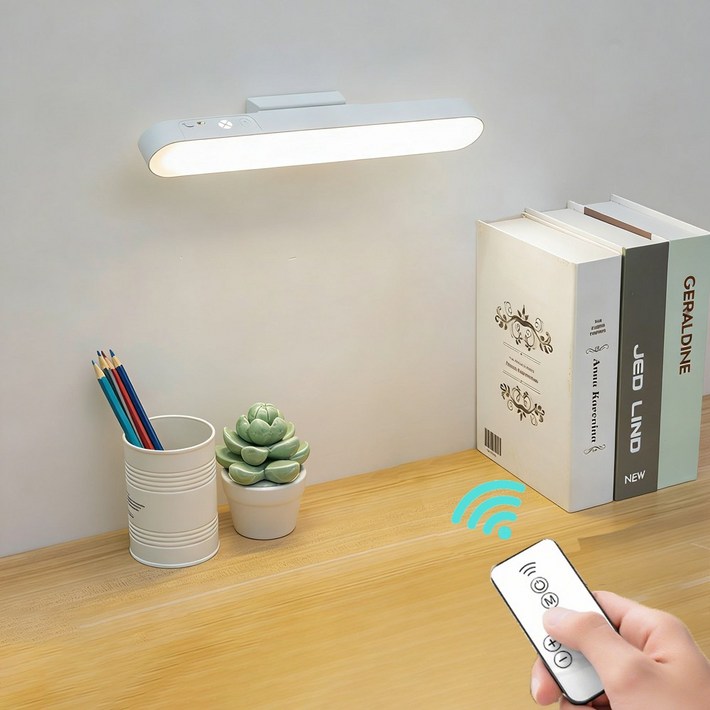 무선 리모컨 LED 독서등 부착식 벽조명 각도 밝기 조절 책상 스탠드 화장대 조명