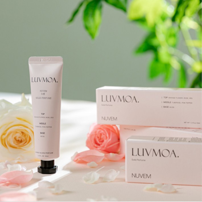러브모아 승무원 고체향수 솔리드 퍼퓸 바르는 명품 니치 여성 무알콜 살냄새 향수, 90ml, 1개