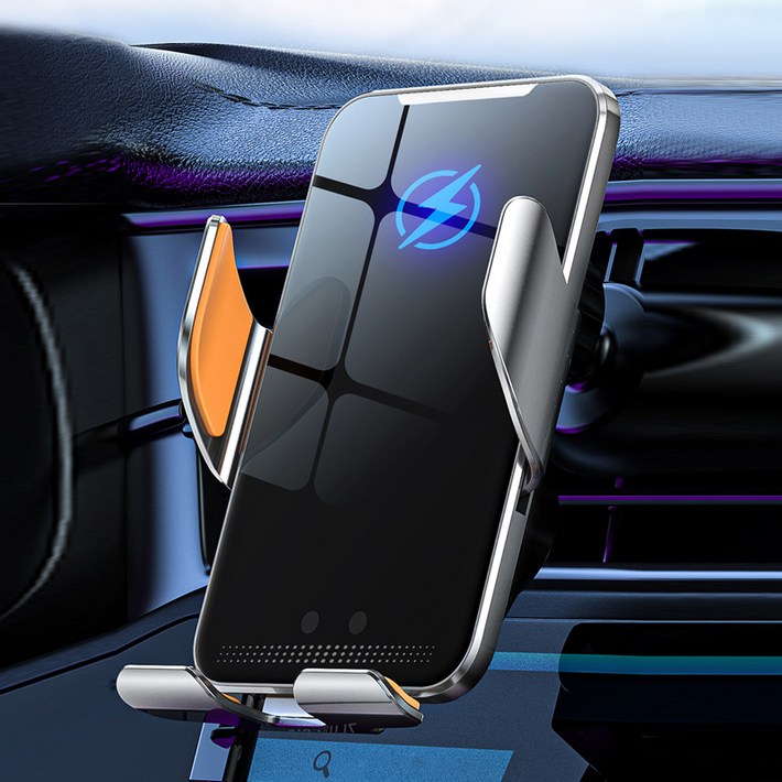 Ditwo 15W 차량용 고속 무선 충전 핸드폰 거치대